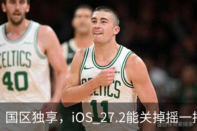 国区独享，iOS 27.2能关掉摇一摇跳转广告