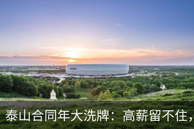 泰山合同年大洗牌：高薪留不住，二队要冲甲，未来押在谁身上？
